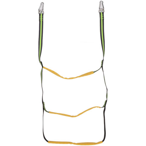 Échelle de Corde Marine 3 Marches Pliable, Portée Lourde pour Bateau Moteur, Canoë et Kayak