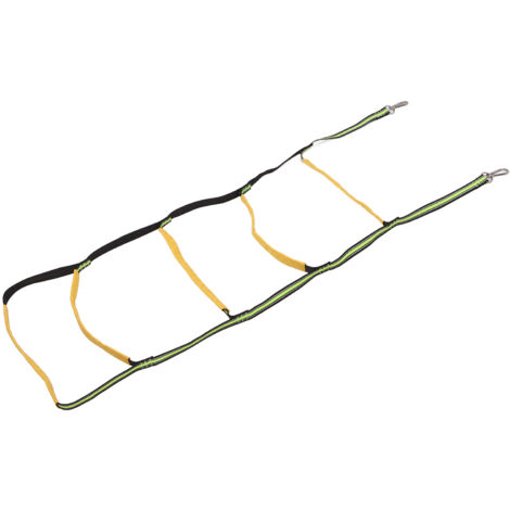 Échelle de Corde Pliable 5 Marches pour Piscine, Bateau et Spa - Portable et Léger