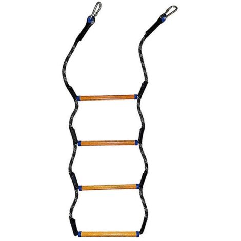 Échelle de corde pliable pour kayak ou bateau, 4 marches, B--