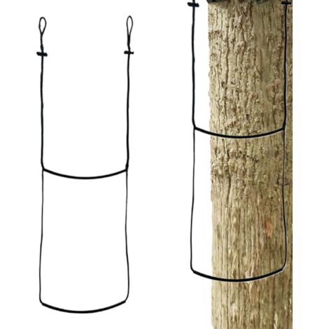 Échelle de corde pour - 1 - 5 m Échelle d'arbre à deux marches pour