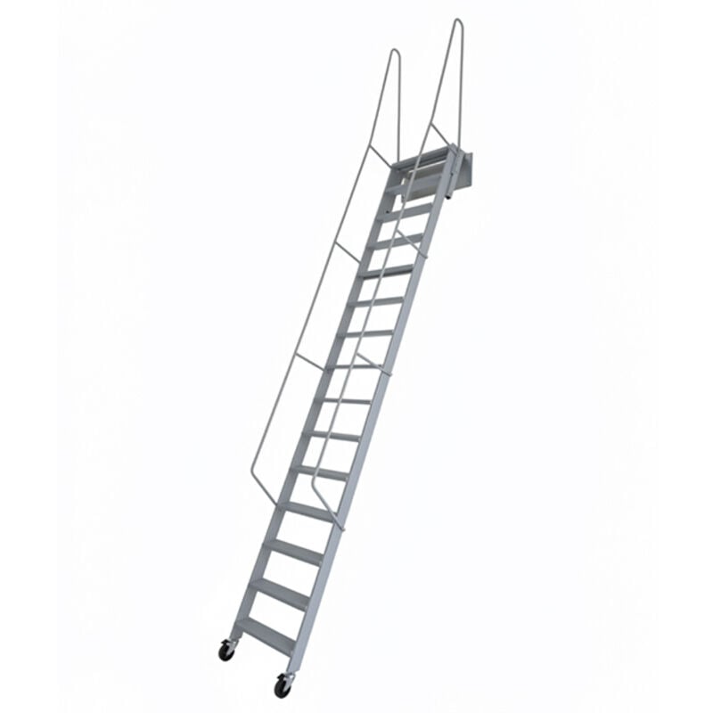 Echelle Direct - Echelle rabattable acier gris - Hauteur sol à sol 3.00m - Largeur 40cm - Marches métal - SOPALCO/G300