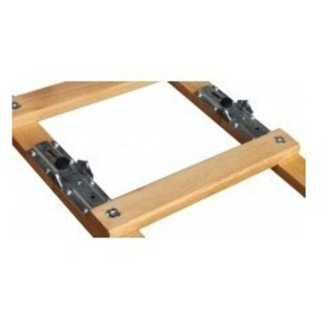 Echelle de toit pliante 2x 2.50m2 x 2.5m (5m) pas 25cm