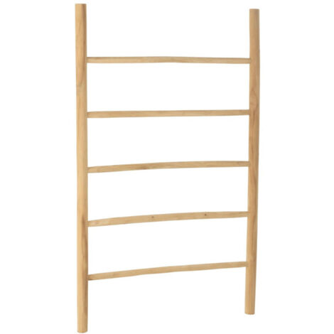 Échelle Déco en Teck "5 Marches" 150cm Naturel