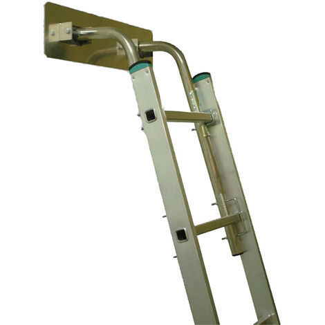 Echelle Direct – Écarteur de façade 16 cm pour échelle – Plaque d'appui 49.5 x 14 cm – Entraxe 21.5 à 30 cm – 3033