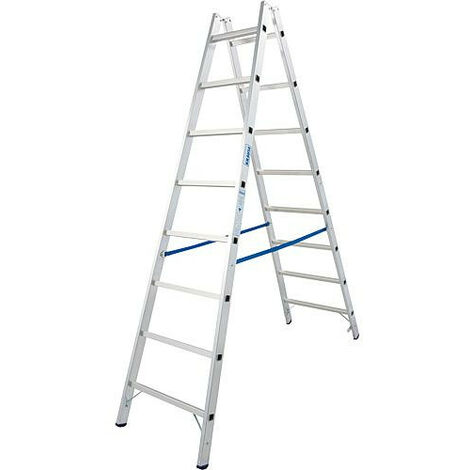 Echelle double H de travail 3,55 H d'echelle 1,95 2x7 echelons