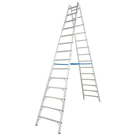Echelle double H de travail 5,40 H d'echelle 3,75 2x14 echelons