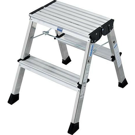Echelle double pliante 'ROLLY' Haut 0,44 - Haut travail 2,44 2x2 marches