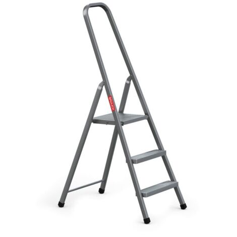 Échelle en Acier 3 Marches, Usage Domestique, Charge Maximale 125 kg