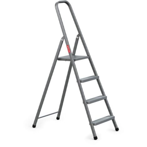 Échelle en Acier 4 Marches, Usage Domestique, Charge Maximale 125 kg