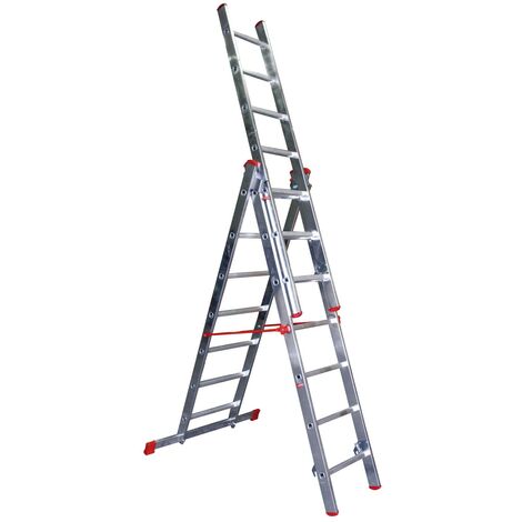 Échelle en aluminium STEP STEP TRIPLE ALUMINUM