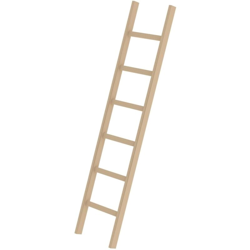 Echelle d'appui à échelons en bois sans traverse 6nombre de barreaux - 033106 - Günzburger Steigtechnik