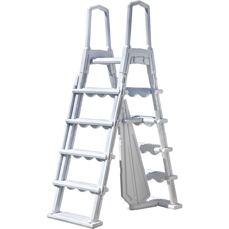 GRE - Escalier pour piscine hors-sol 2x4 marches de sécurité