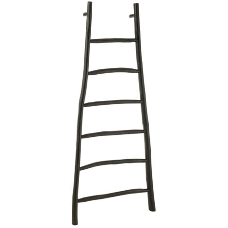 Échelle en Teck "6 Echelons" 185cm Noir