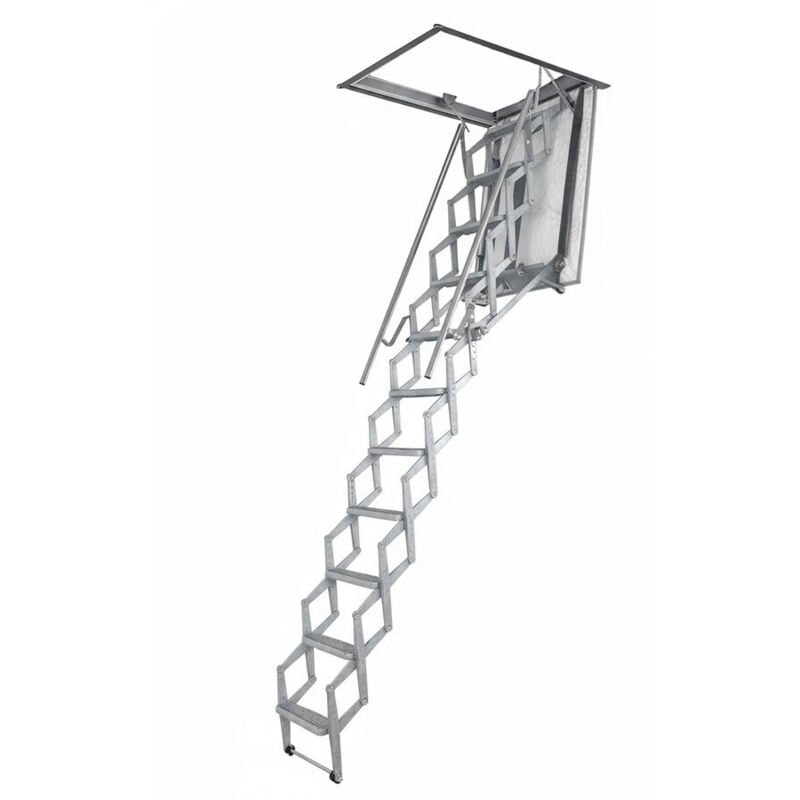 Matisère - Escalier escamotable électrique: ouverture du plafond de 70x110cm - ELEC70/110-325