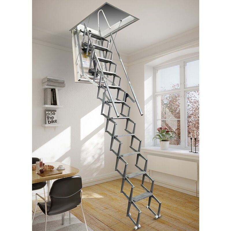 Echelle escamotable électrique - Trappe de 100x60cm - ACI-THE325G/100X60