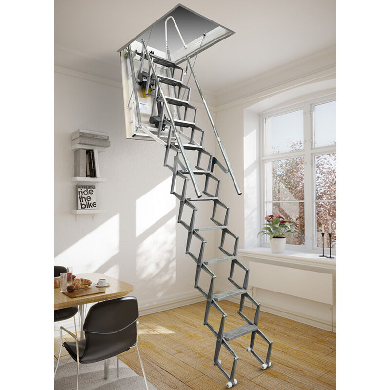 Echelle escamotable électrique - Trappe de 100x60cm - ACI-THE300G/100X60