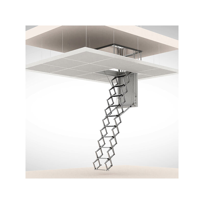 Echelle escamotable faux plafond - Hauteur sous plafond max. 3.00m - Trappe de 90x70cm - ACI-SVE300F/90X70