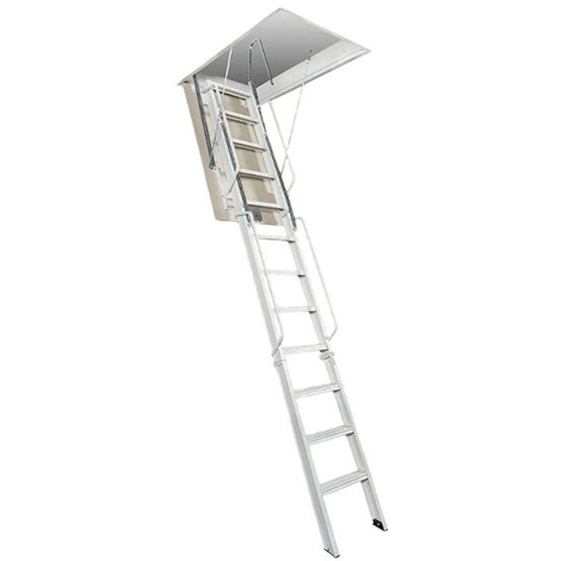Echelle Direct - Echelle escamotable acier 2.65 à 3.00m - Trémie 170 x 70 cm - ACI-TRE300/170-70