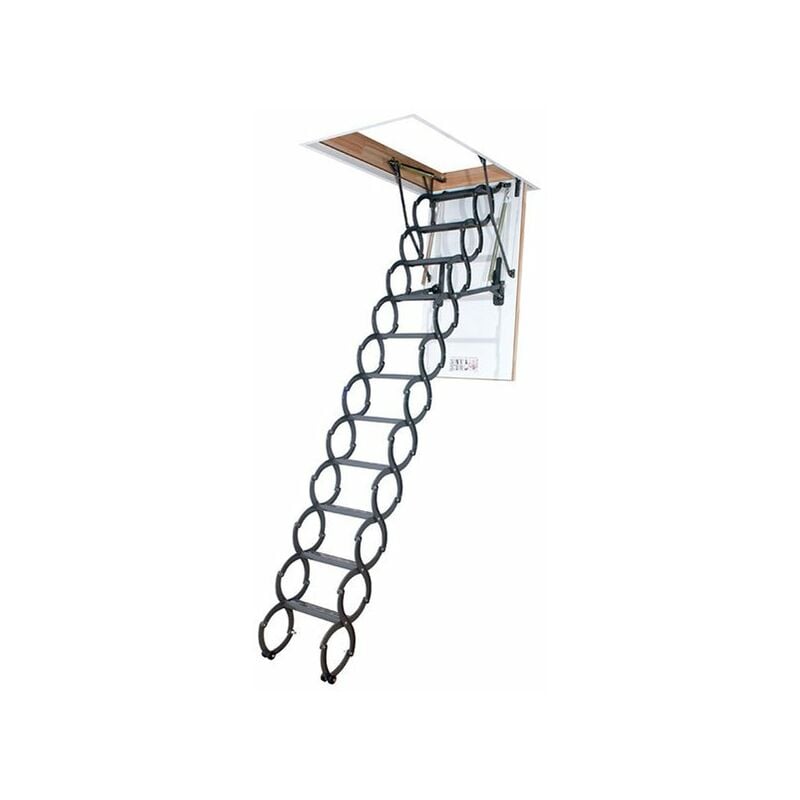 Echelle escamotable bois - Ouverture du plafond de 51 x 80cm - LST5180-300