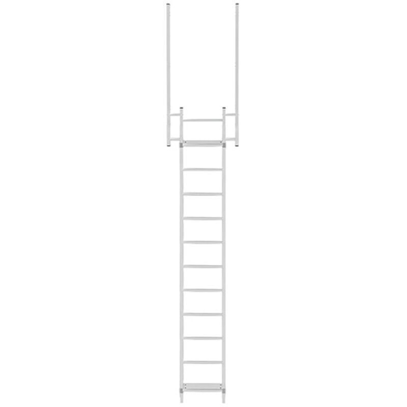 Matisère - Echelle fixe sans crinoline - Hauteur de bâtiment 1.50m - CS/FSC/150