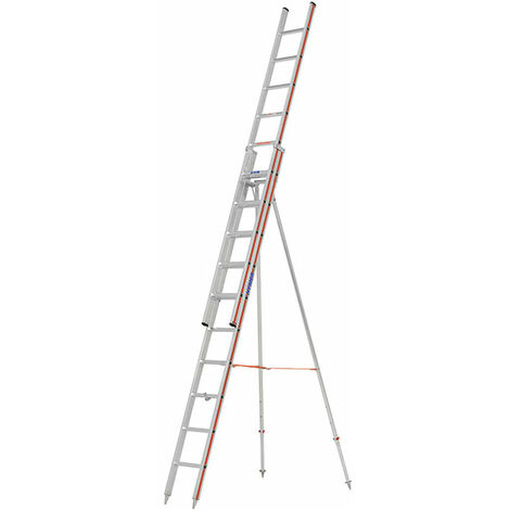 Echelle fruitière 24 barreaux - Hauteur de cueillette maximale 7.08m - 3050/2X12