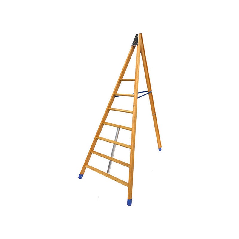 Matisère - Echelle fruitière bois 5 barreaux - Hauteur max. de travail 2.83m - EDC200