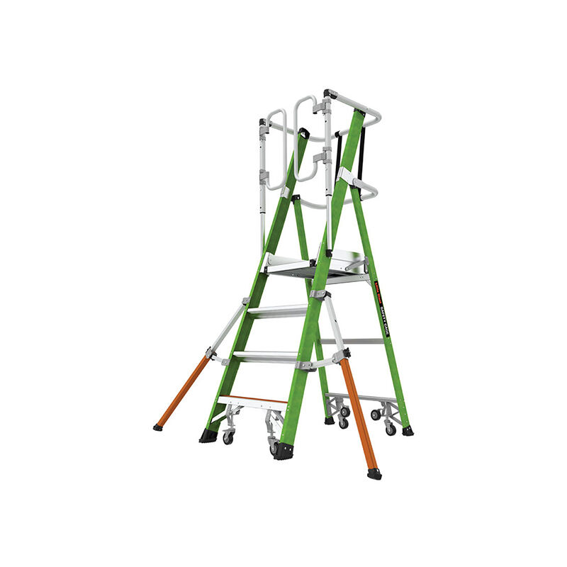 Matisère - Echelle isolante 4 marches - Hauteur max. de travail 3.15m - LIG-19704
