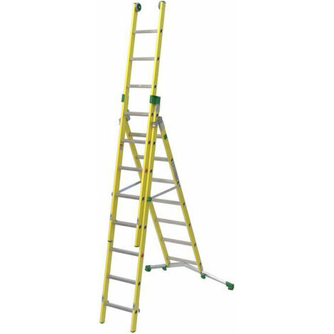 D. Echelle isolante de 3.54m fermée et 8.10m ouverte.