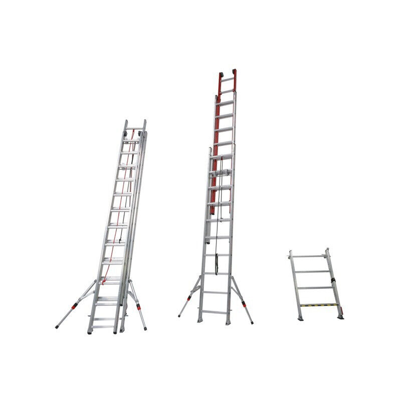 Prostep - Echelle coulissante Fibre / Aluminium 3x10 Hauteur d'accès 7,22M