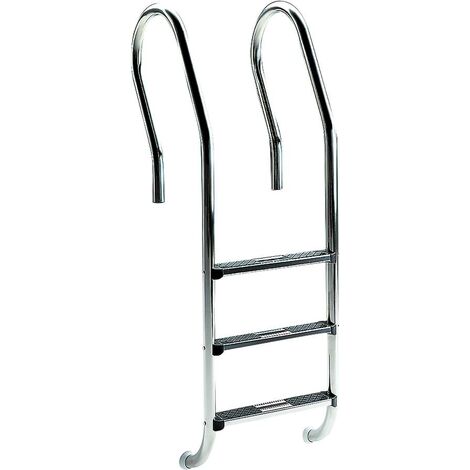 Echelle mixte pour piscine - 5 marches inox - Acier.
