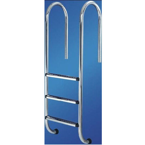 Echelle piscine droite 2 marches INOX