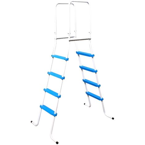 Echelle piscine HAUTE Toi 2x4 marches avec main courante hauteur 190cm