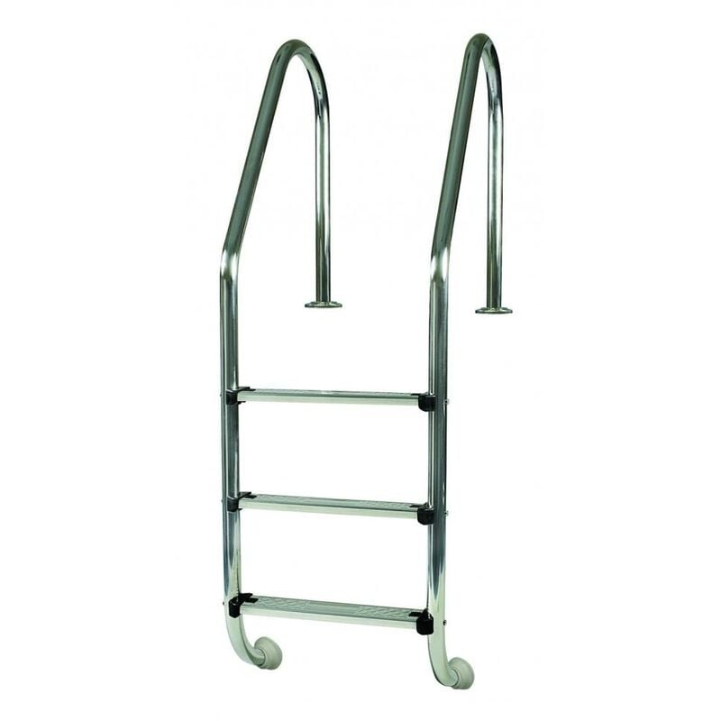 Echelle standard inox pour piscine enterrée, 3 marches 1,20m - GRE