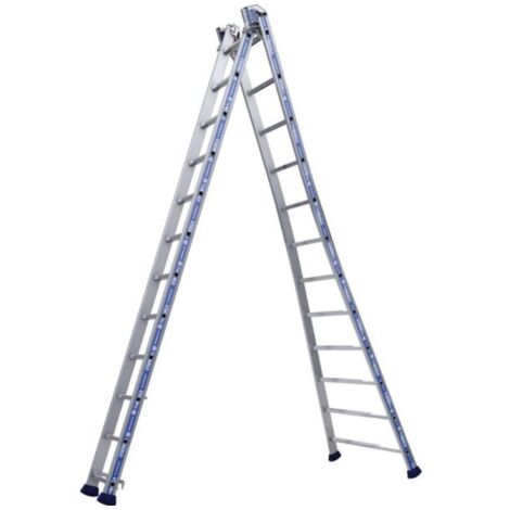 Echelle platinium transformable 2 plans 4m04 2x8 marches