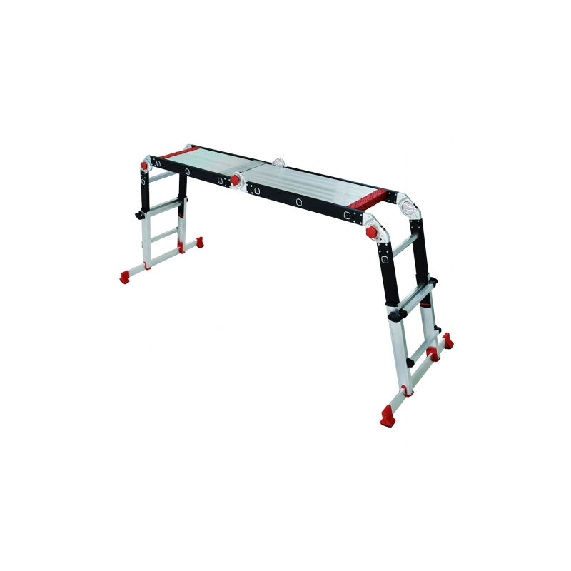 Helder Pro - Echelle pliante télescopique avec plate-forme spider spider