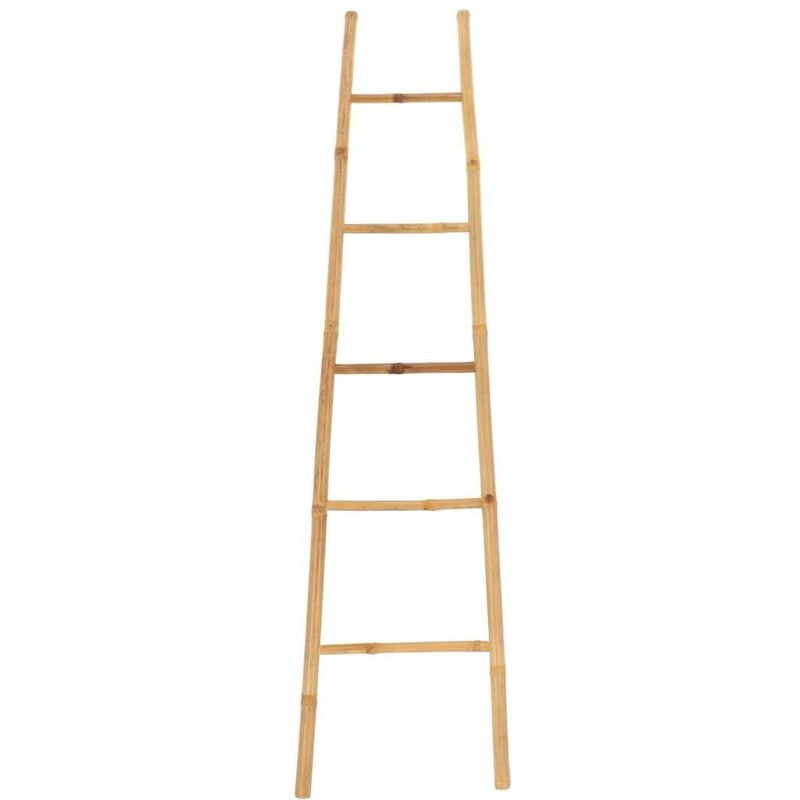 Tendance - Echelle porte serviettes pm evasee 5 barreaux 100% bambou - bambou