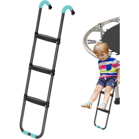 Échelle pour Trampoline, marches de Trampoline - Échelle d'accessoires de Trampoline Large à 2 marches/3 marches,Pièces de Trampoline Échelle de Trampoline pour