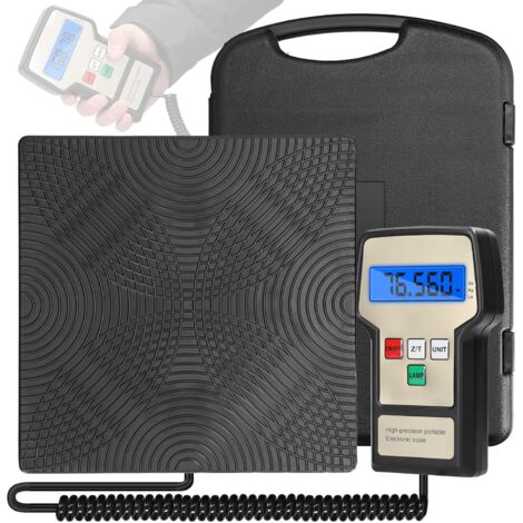 Échelle Réfrigérant électronique, Balance de de Réfrigérant avec Écran LCD, Échelle de Réfrigérant Portable, 100 kg