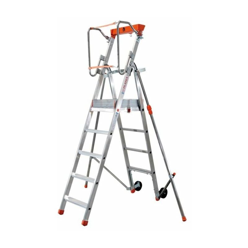 Echelle Direct - Plate-forme individuelle roulante facal platea 6 marches haut. travail 3,67 m- PLT-07
