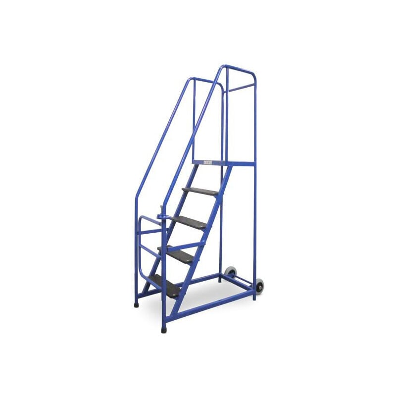 Escabeau 2 marches pour rayonnage - Hauteur de travail max. 2.52m - ESLP02