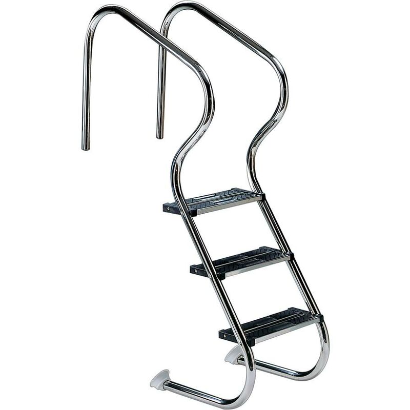 Habitat Et Jardin - Echelle résidentielle pour piscine - 4 marches inox