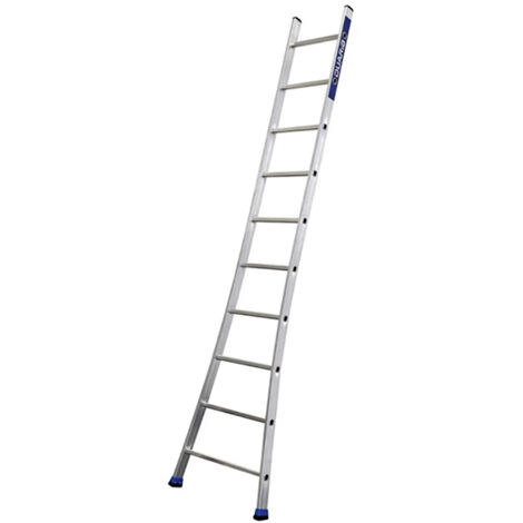 Echelle simple base évasée 10 échelons - Hauteur à atteindre 2.85m - 610710