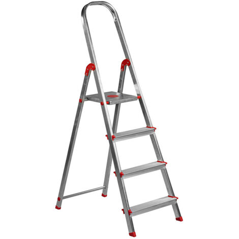 ÉCHELLE SIMPLE EN ALUMINIUM 4 PIÈCES