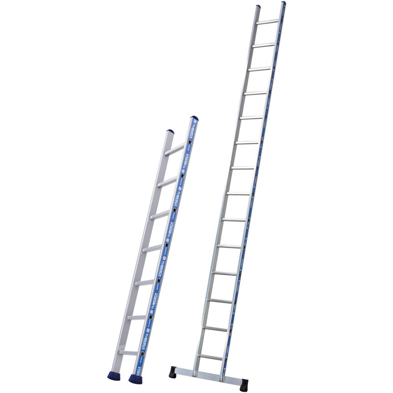 Échelle simple Platinium, 12 échelons, hauteur travail maxi 4,43 m - TUBESCA