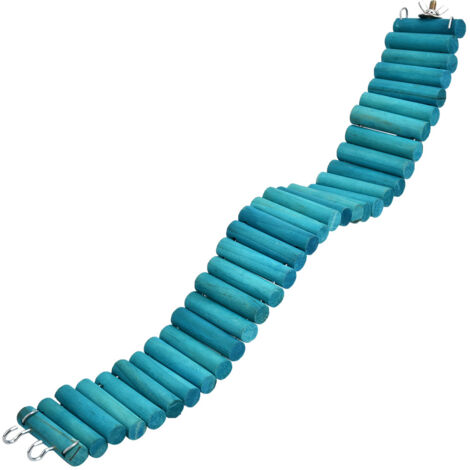 Échelle suspendue souple 6x50 cm pour hamster et perroquet, jouet à grimper pour oiseaux