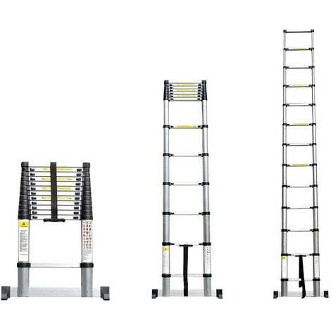 Échelle Télescopique Verticale Pliante de 6m, Crochet de Levage, Simple  Face, Ménage en Aluminium - AliExpress