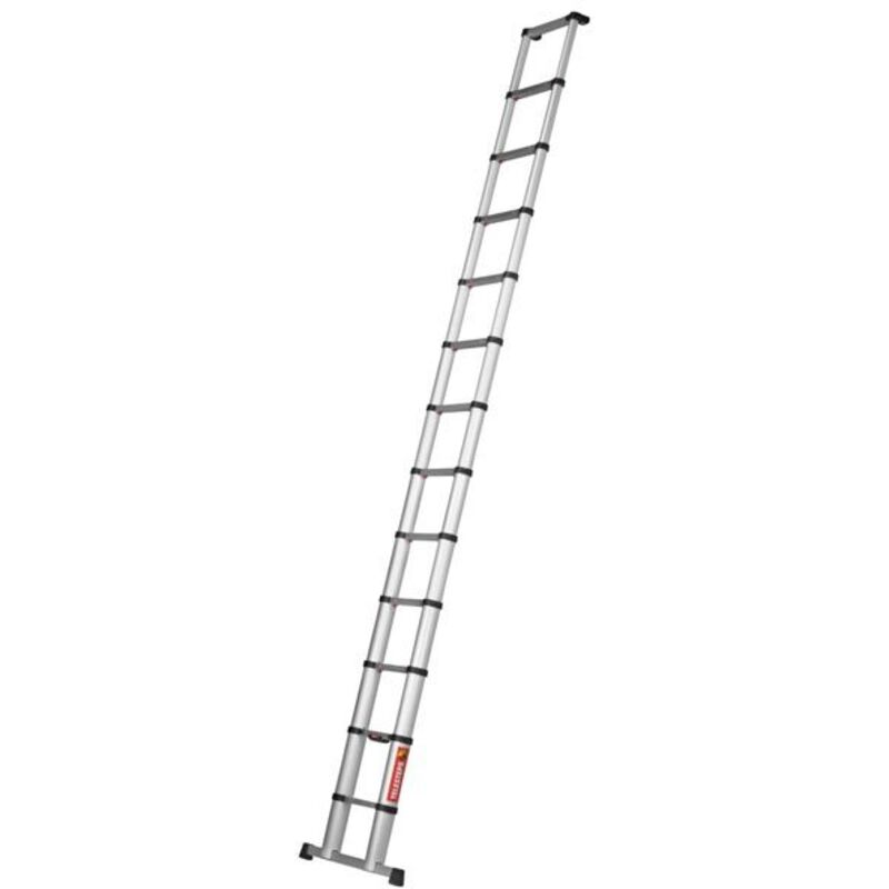 Echelle télescopique 3.80m avec barre stabilisatrice - Hauteur de travail max. 4.60m - TEL-20138WS