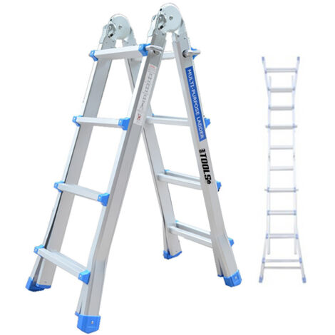 Escabeau à 3 Marches BM TOOLS BMT-ESC3-ALU - Haut. De Travail : 59 Cm