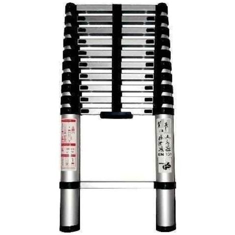 Echelle télescopique en aluminium pour fourgon