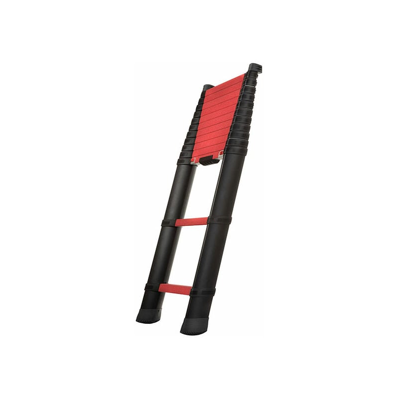 Echelle télescopique pompier 13 marches - Longueur 4.10m - Hauteur de travail max. 4.90m - TEL-72741-521